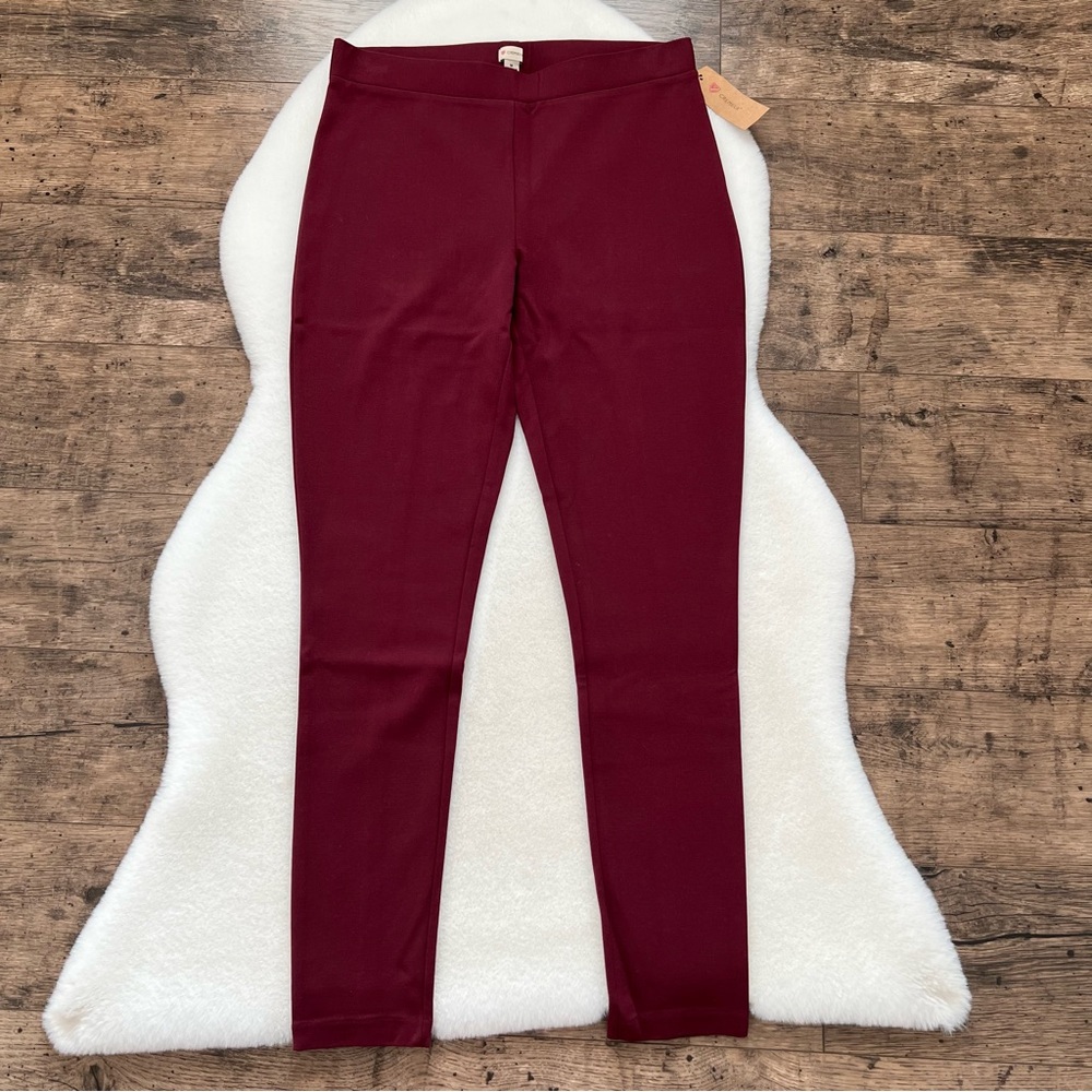 Cremieux Paula Pant Pinot Heritage Knit Pants Leggings Medium